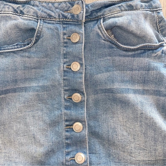 Streetwear Society Button Down Jean Skirt - Picture 8 of 8